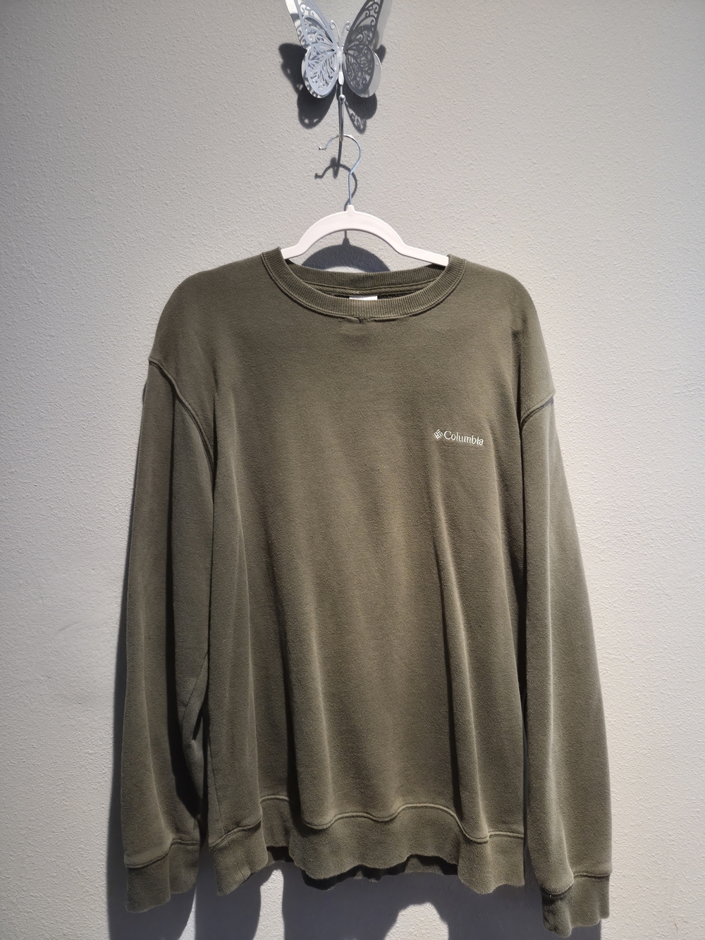 Columbia Women's Olive Crewneck Sweatshirt